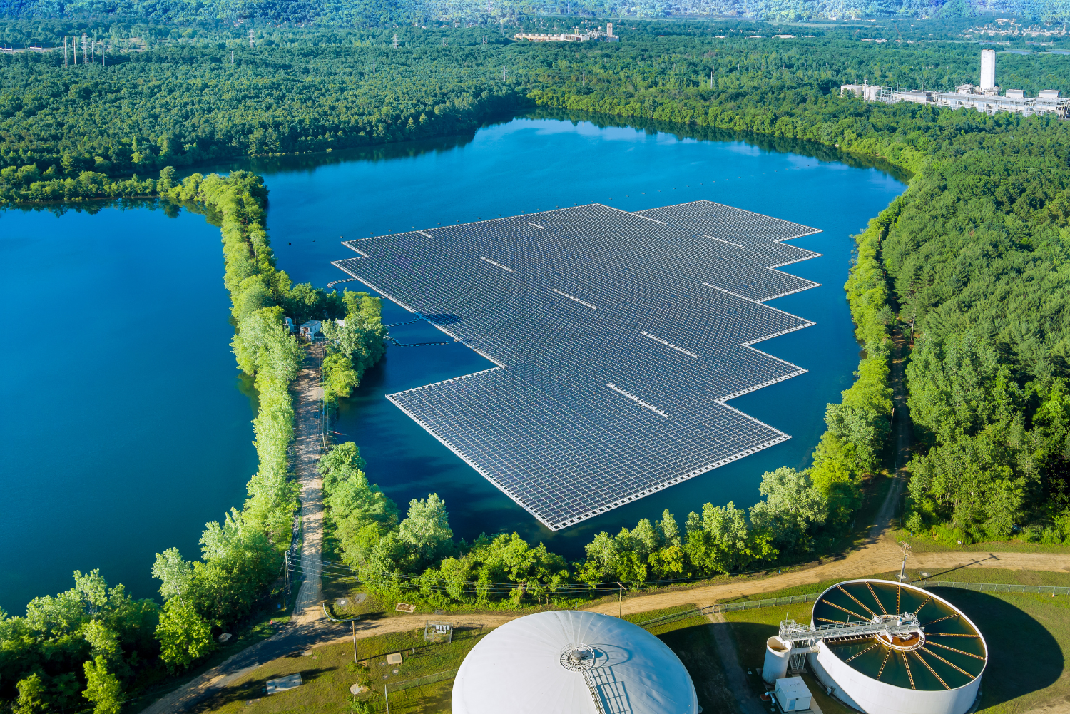 drijvende zonnepanelen